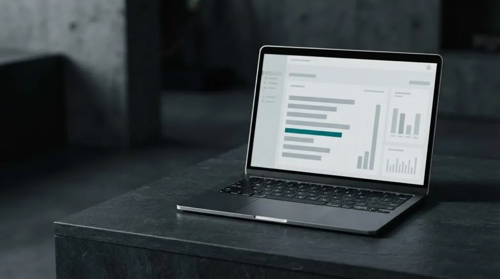 WordPress speed optimization service performance audit on a dark professional monitor display